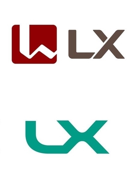 'LX' 이름을 둘러싼 구본준 LG그룹 고문의 신설 지주회사와 한국국토정보공사(LX)의 갈등이 깊어지고 있다. LX홀딩스(위), 한국국토정보공사 CI. [사진=특허청]