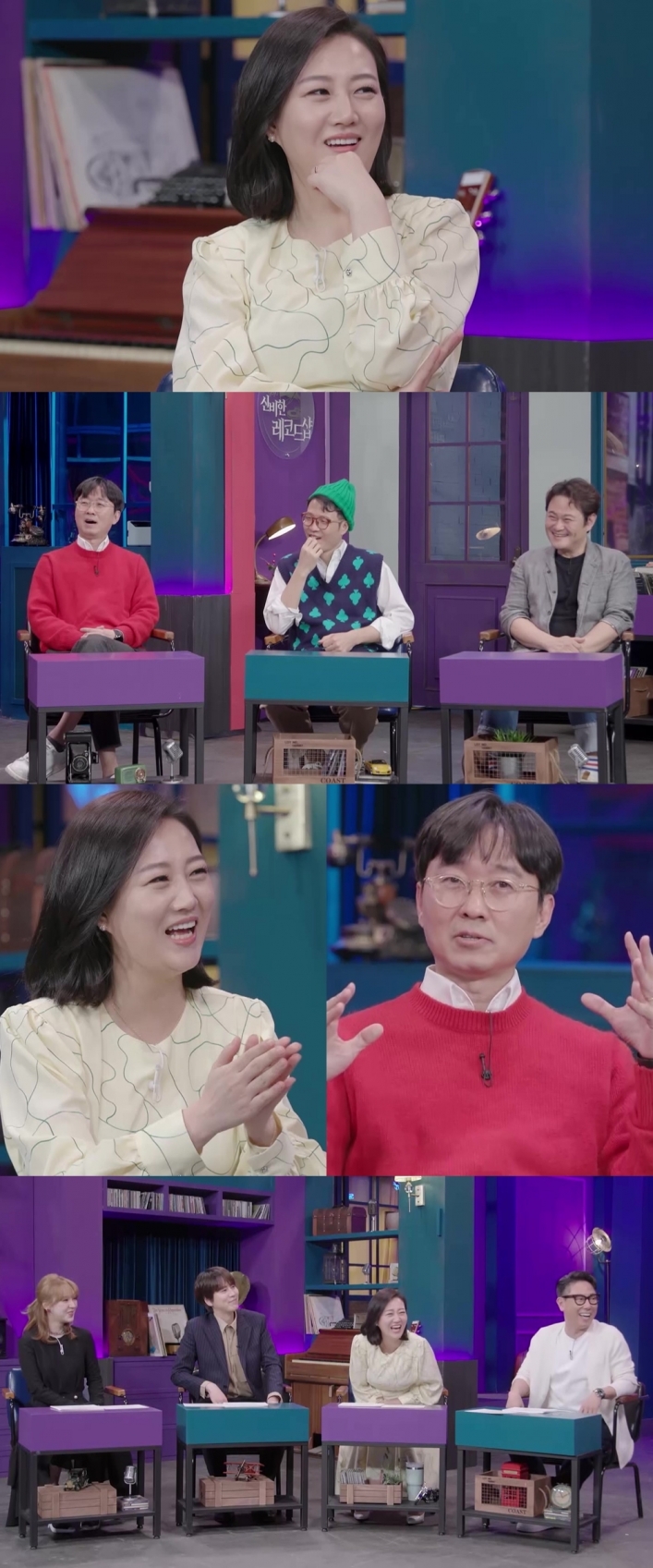 '신비한 레코드샵'에 '처복지왕' 장항준, 조정치, 김진수가 출연한다.  [사진=JTBC]