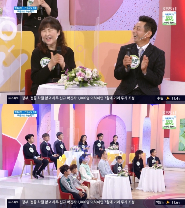 KBS 1TV '아침마당'에서 7남매 가족 비하인드를 털어놨다.  [사진=KBS 1TV ]
