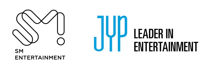 SM, JYP엔터테인먼트 로고 [사진=SM, JYP엔터테인먼트]