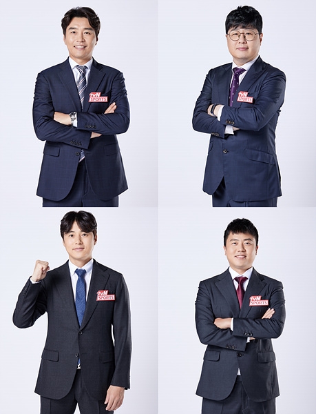 이동국, 서형욱, 백지훈, 김진짜가 tvN '유로 2020' 중계에 나선다. [사진=tvN]