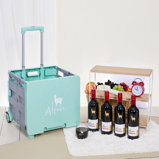 아영FBC가 와인과 폴딩 카트를 더한 패키지 상품을 한정 출시한다. [사진=아영FBC]