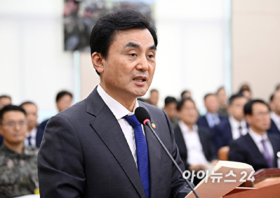 제안 설명하는 안규백 국방부 장관