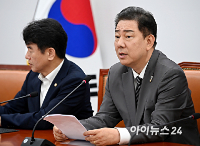 발언하는 김병기 당대표 직무대행 겸 원내대표