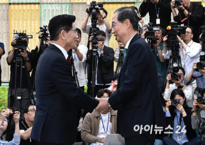 2차 회동하는 김문수-한덕수