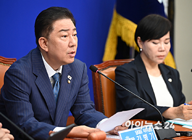 발언하는 김병기 당대표 직무대행 겸 원내대표