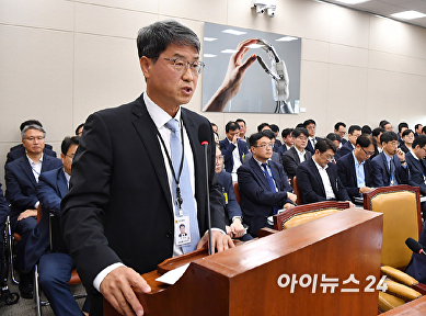 예산안 관련 제안설명하는 반상권 방미통위 위원장 직무대리