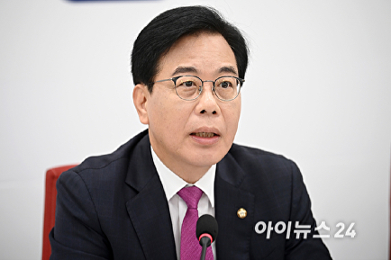 현안관련 기자회견하는 송언석