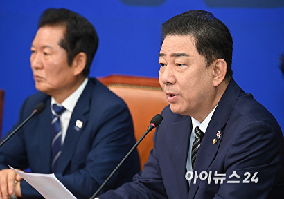 발언하는 김병기 원내대표