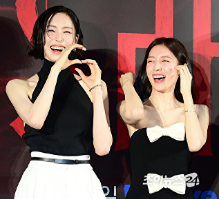 'S라인' 이다희X아린, 미녀들의 털털한 미소