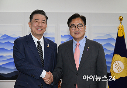 김병기 더불어민주당 신임 원내대표, 우원식 국회의장 예방