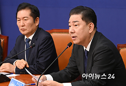 발언하는 김병기 원내대표