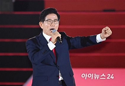 비전 발표하는 김문수 당 대표 후보