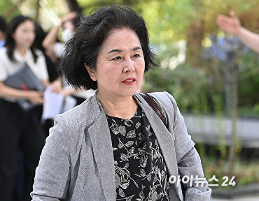 김영선 전 국민의힘 의원, 김건희 특검 출석