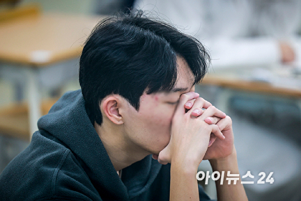 수능 앞둔 수험생들, 떨리는 마음
