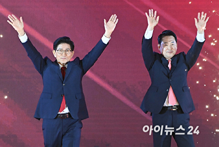 김문수-장동혁, 국민의힘 당 대표 결선 진출