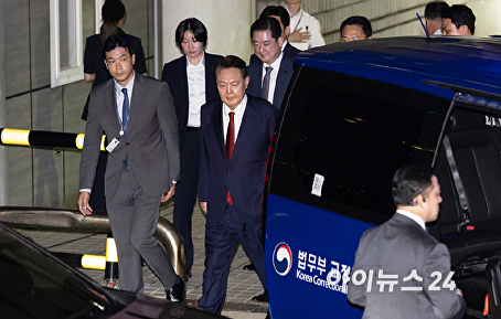 구속심사 마치고 서울구치소 향하는 윤석열 전 대통령